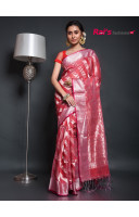 Premium Quality Matka Silk Saree With Silver Zari Weaving Exclusive Work All Over (RAI201002121)